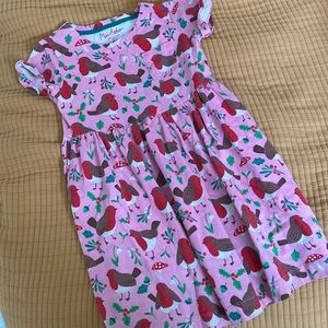 Mini Boden printed dress 6-7